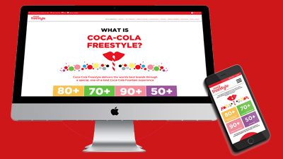 Coca-Cola Freestyle Customer Website Design & Build